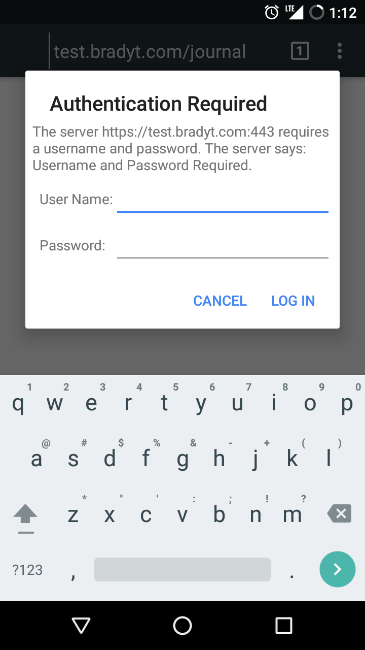 android-login
